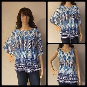 G Collection Poncho Top